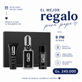 KIT AFNAN 9PM 100ML + GEL + DESODORANTE