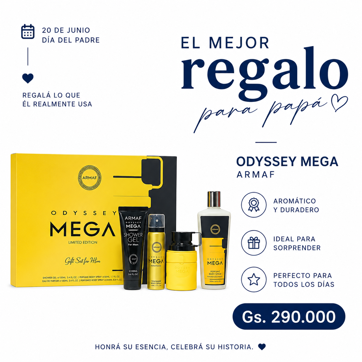 KIT ARMAF ODYSSEY MEGA 100ML